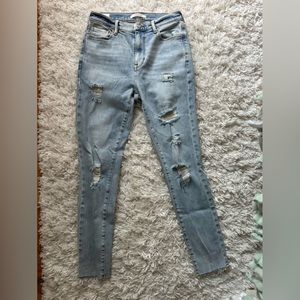 Pacsun high rise ripped jeans